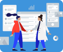 personas reunidas en informaticos